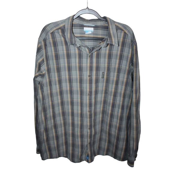 Columbia Other - Columbia Men's XL Button Down‎ Casual Shirt Utility Long Sleeve Stripped